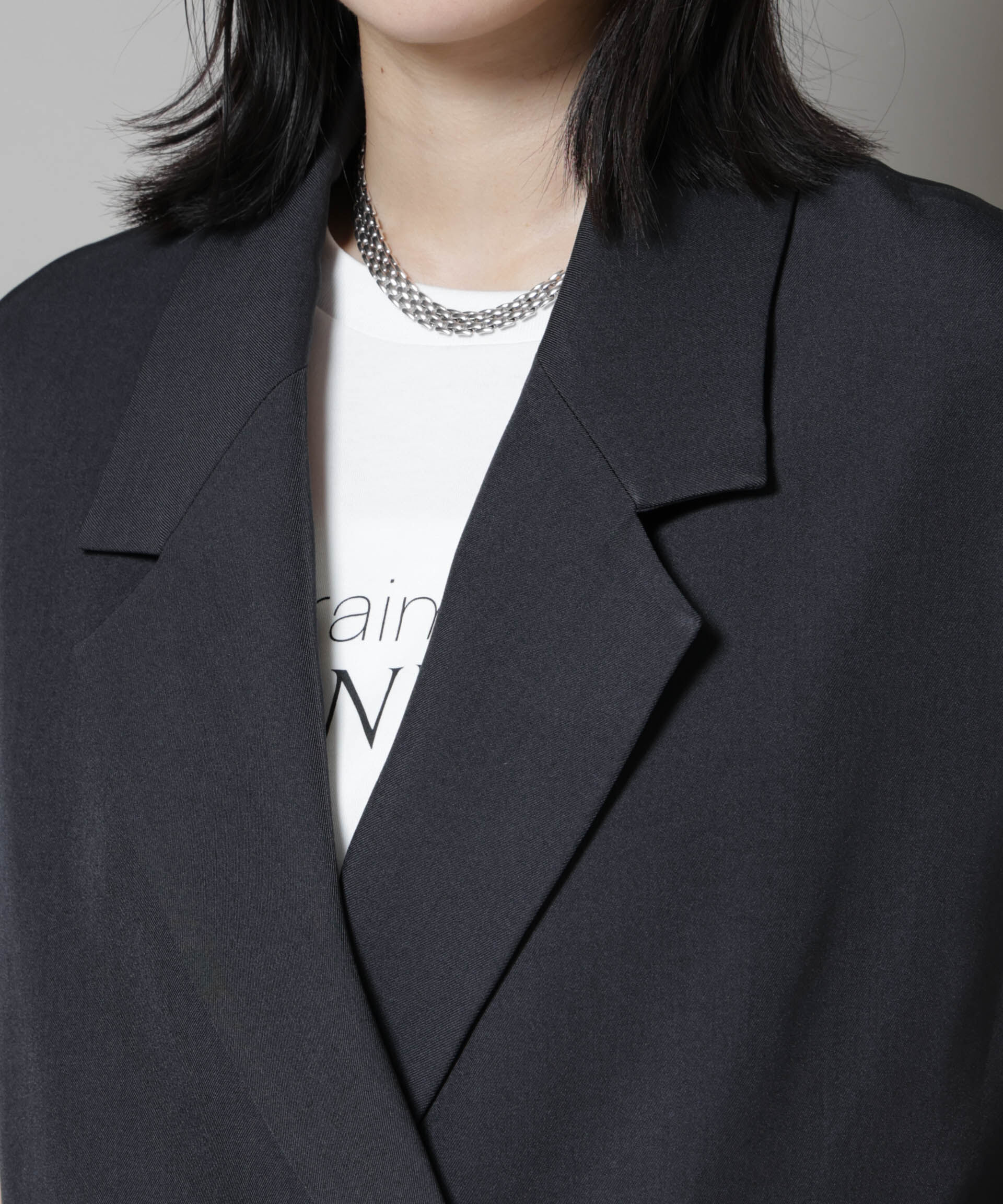 nano･universe「テーラードＷボタンミドルジレ(セットアップ可)」|テーラードジャケット|