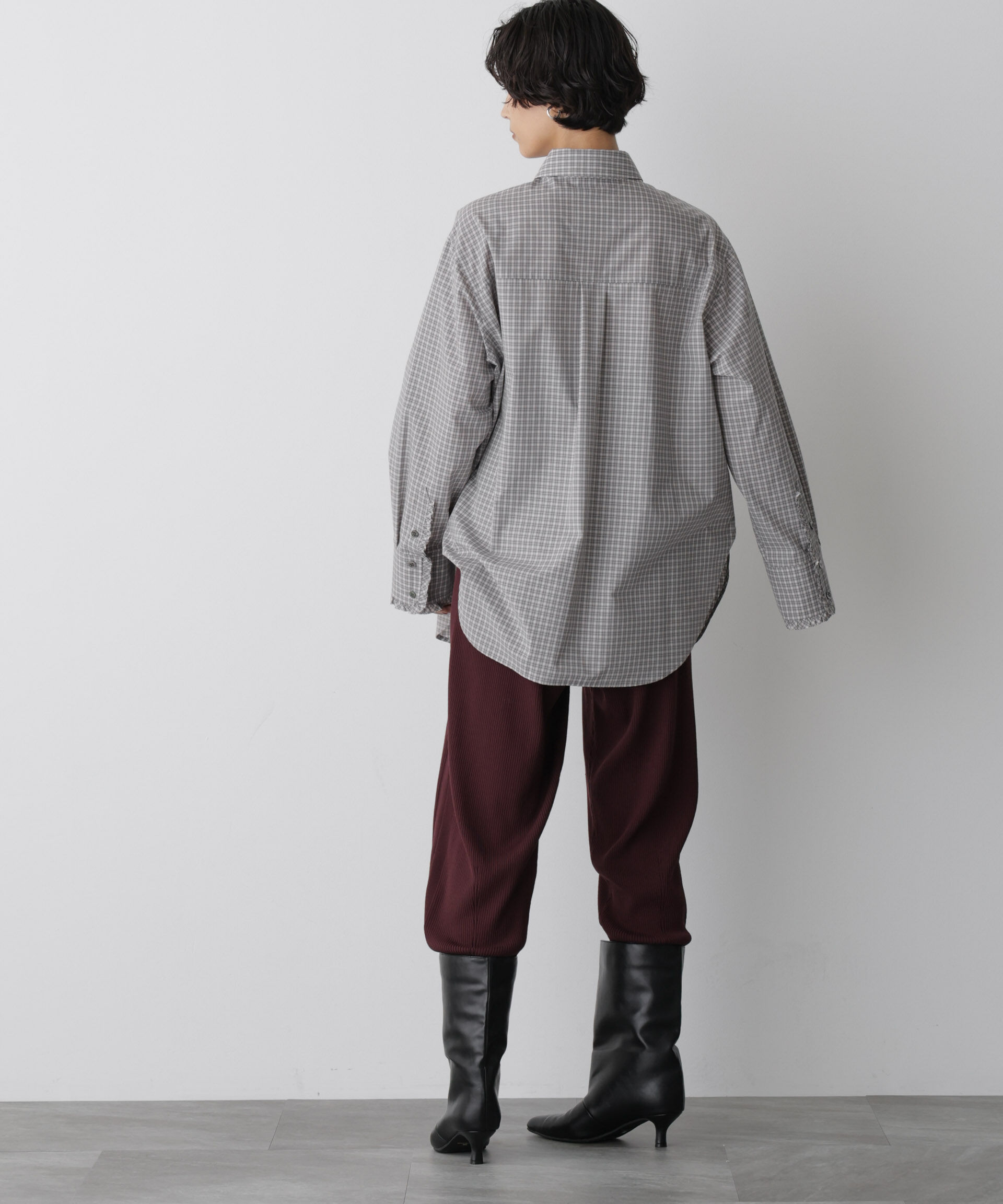  「「STEVELOUR」裾リブニットパンツ」|その他|