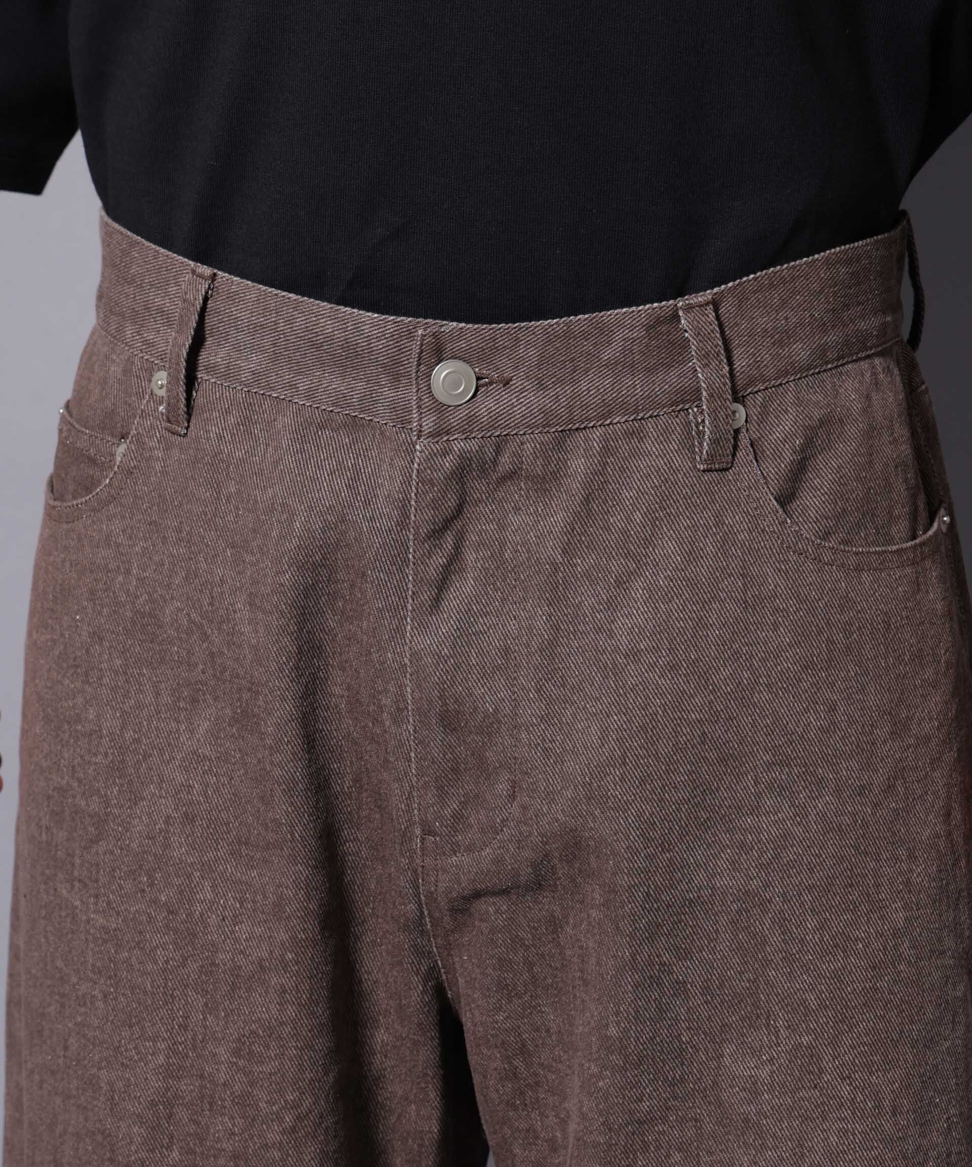 nano･universe「ピグメント 3Dパンツ」|チノ|