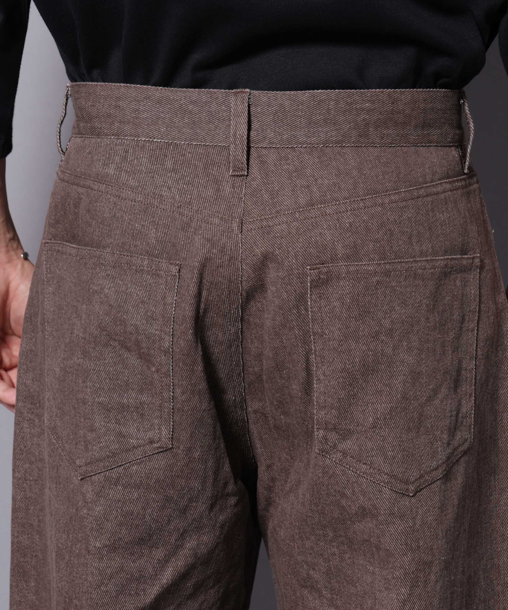 nano･universe「ピグメント 3Dパンツ」|チノ|