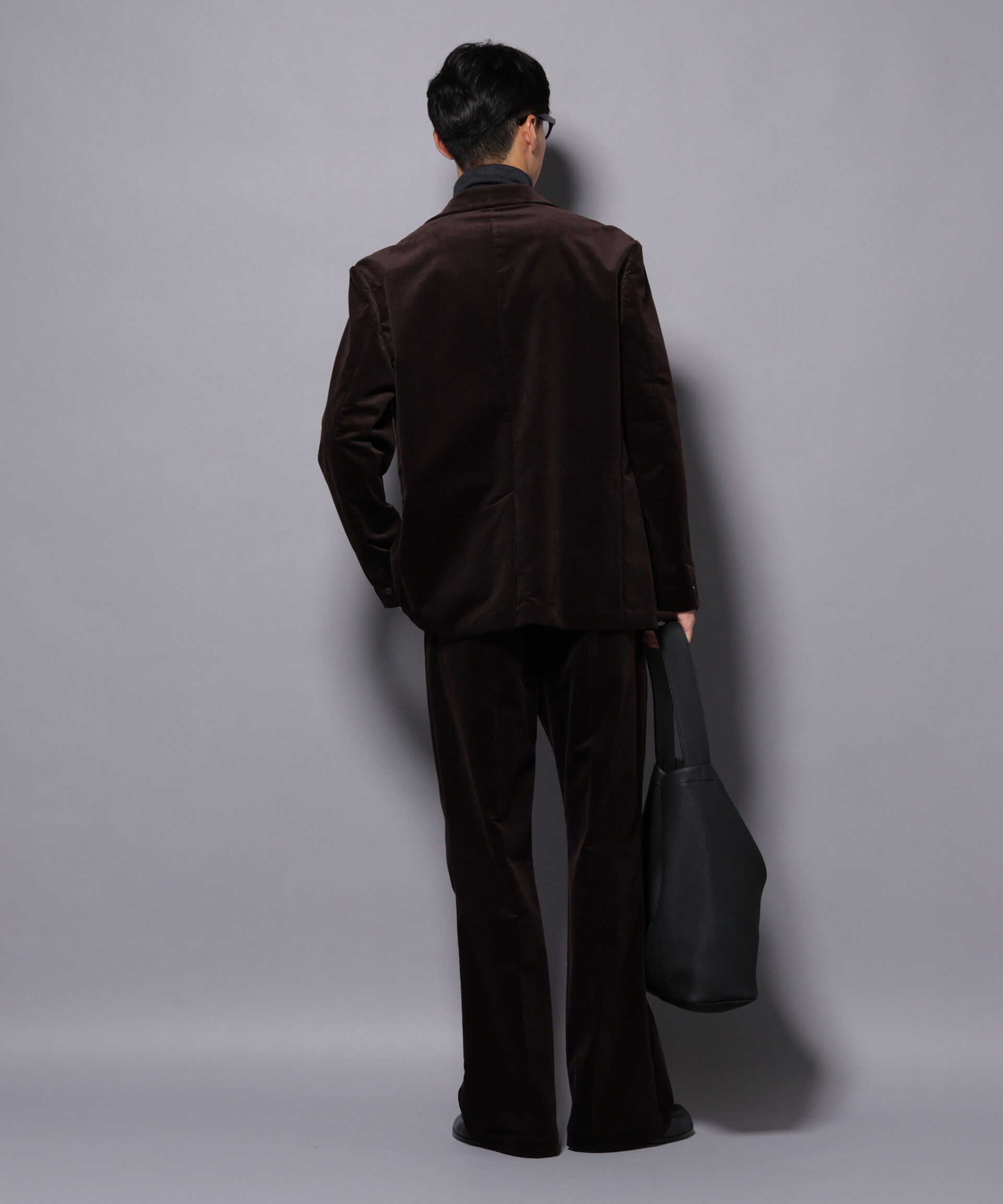 nano･universe「AIRコーデュロイ ダブルブレストジャケット/STRETCH（セットアップ可）」|テーラードジャケット|