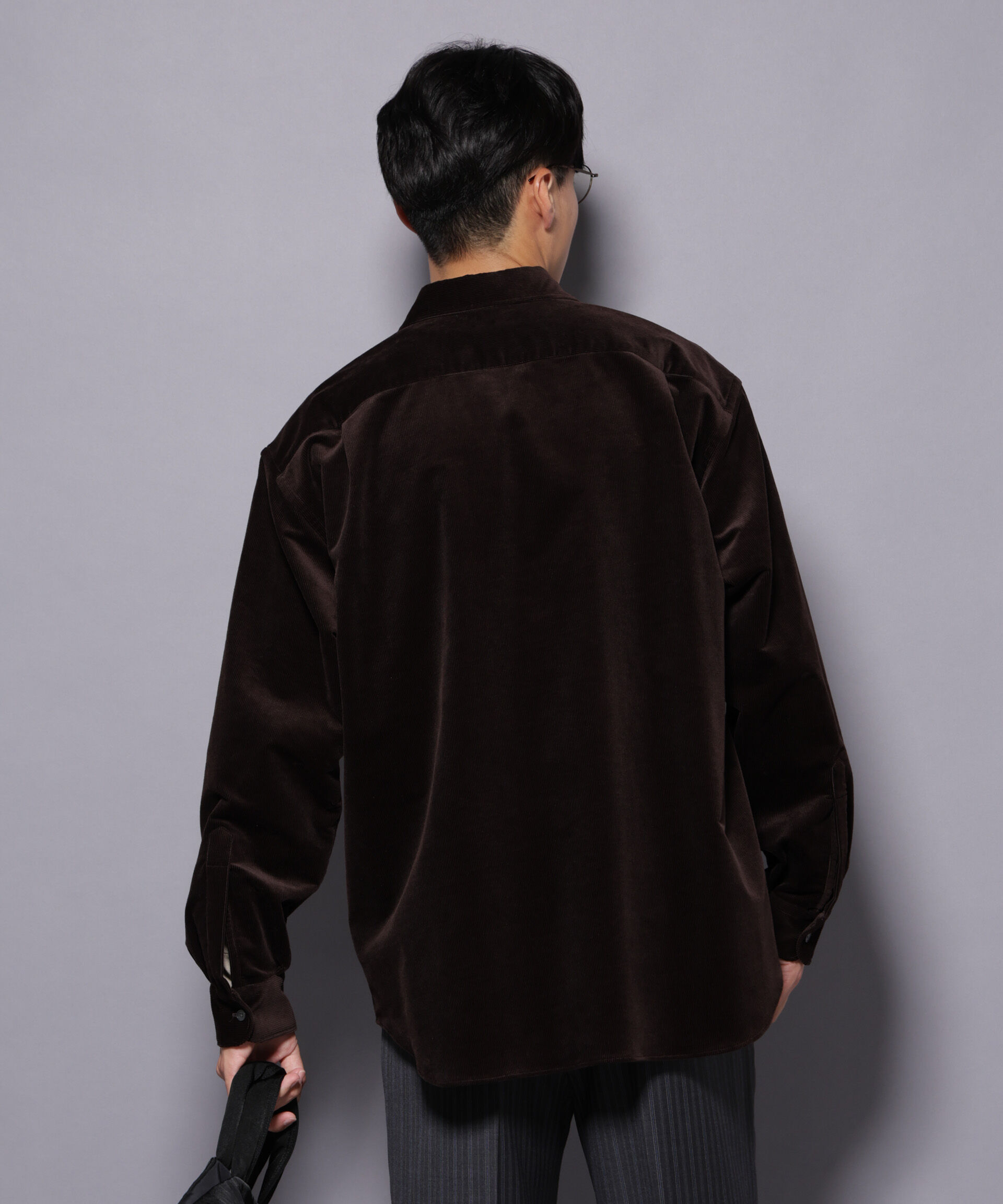 nano･universe「AIRコーデュロイ レギュラーカラーシャツ/STRETCH」|シャツ・ブラウス|