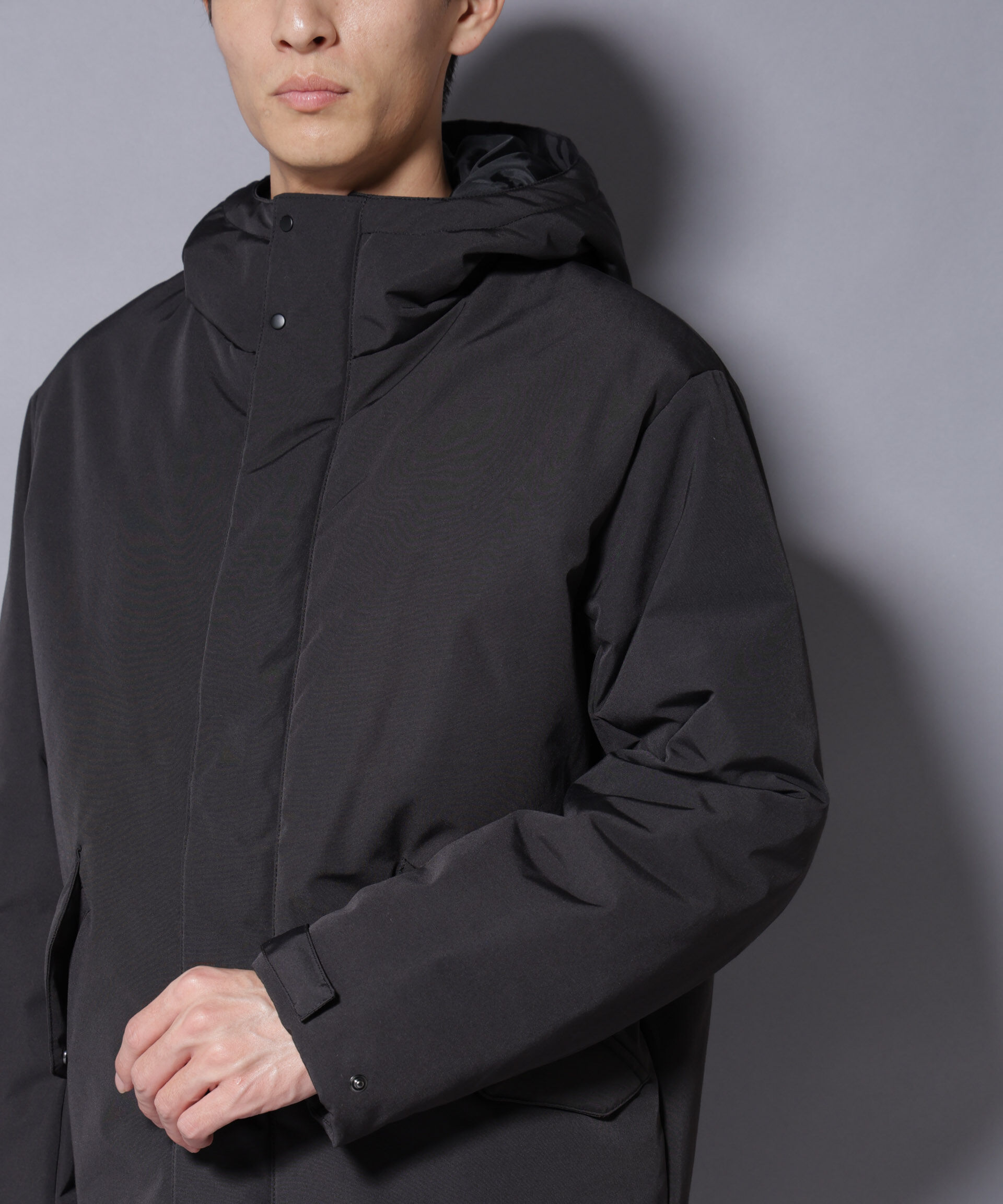 nano･universe「ミリタリー中綿ブルゾン」|ブルゾン・スタジャン|