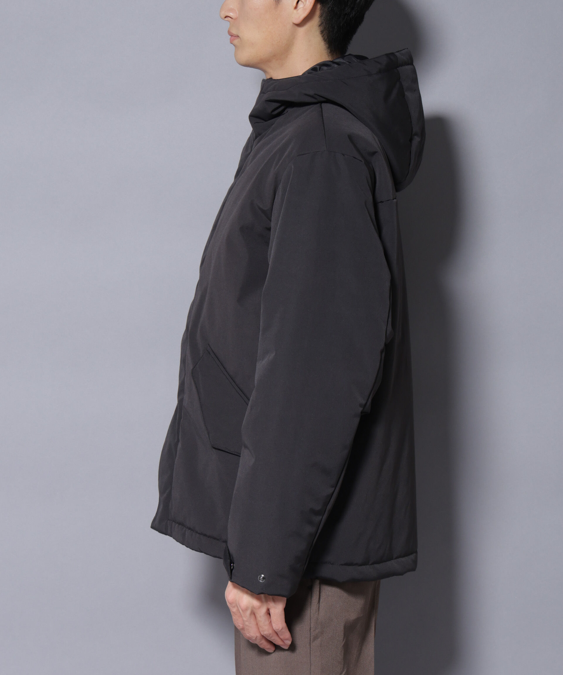 nano･universe「ミリタリー中綿ブルゾン」|ブルゾン・スタジャン|