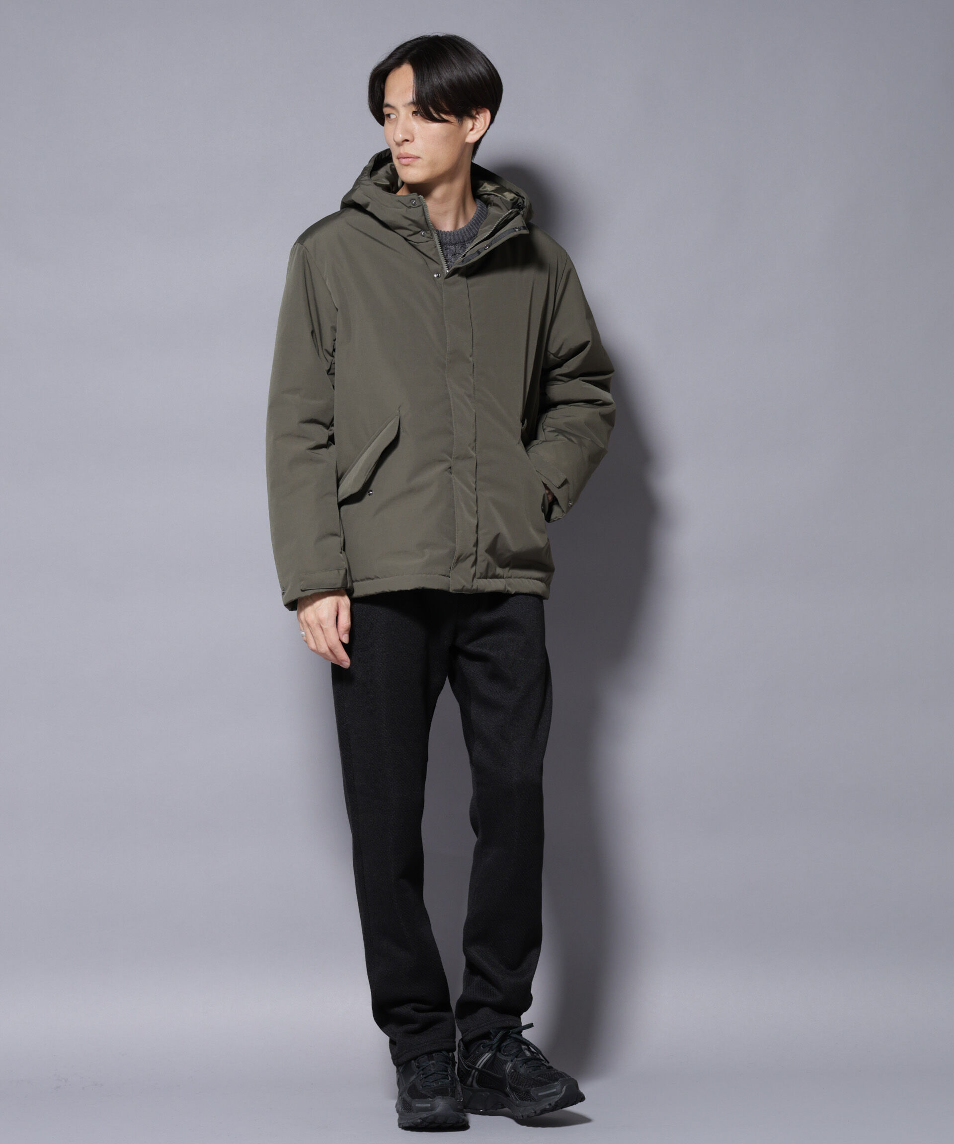 nano･universe「ミリタリー中綿ブルゾン」|ブルゾン・スタジャン|