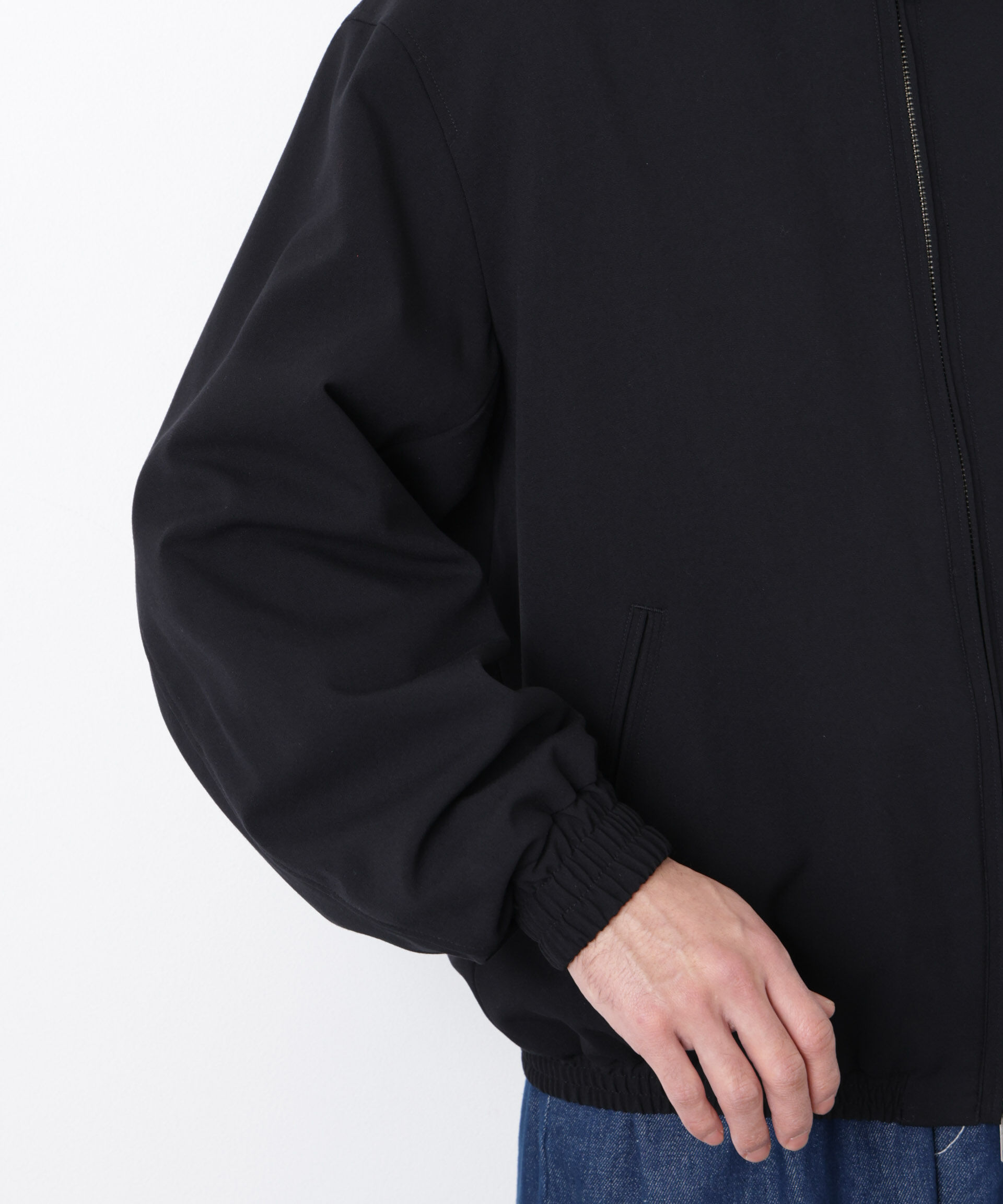 nano･universe「「モダンコンフォート」TRビックタックギャザーブルゾン」|ブルゾン・スタジャン|