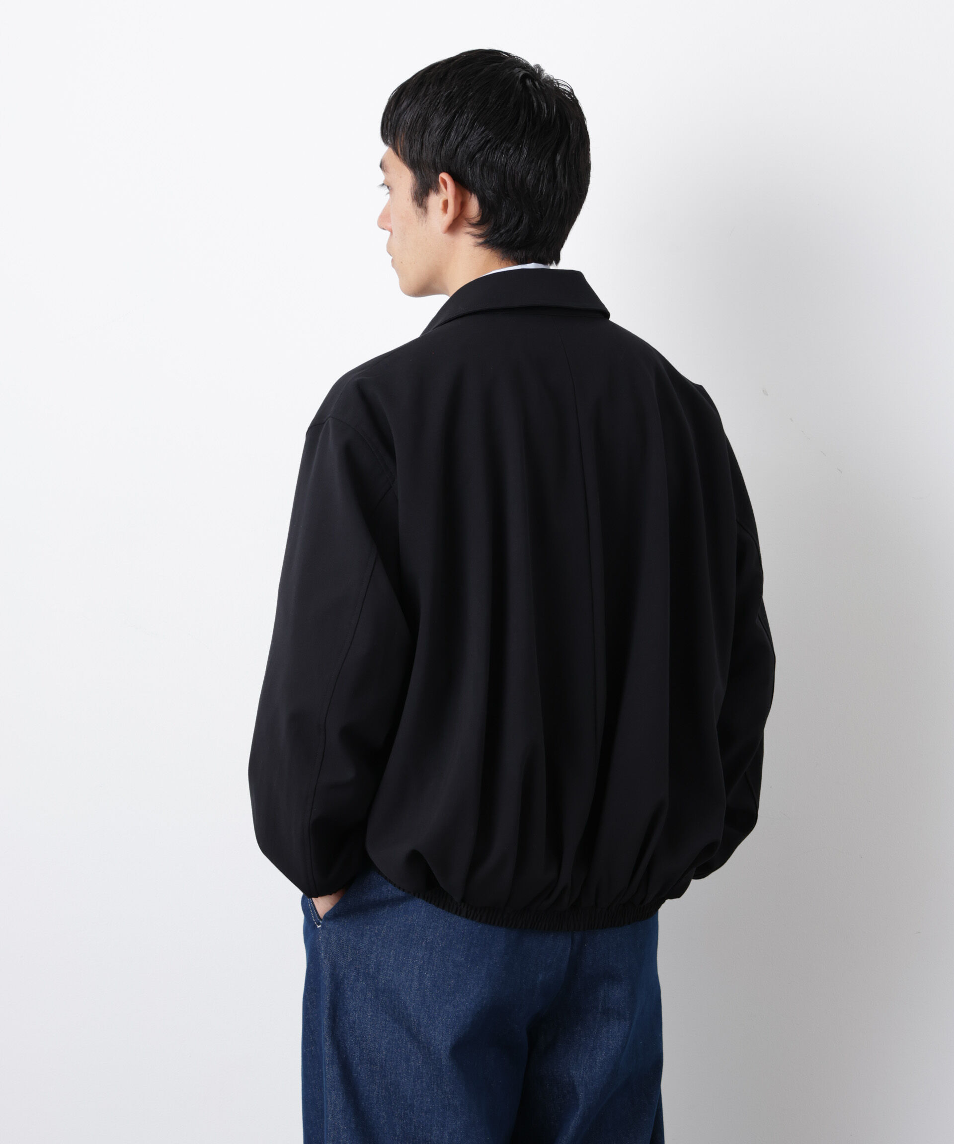nano･universe「「モダンコンフォート」TRビックタックギャザーブルゾン」|ブルゾン・スタジャン|