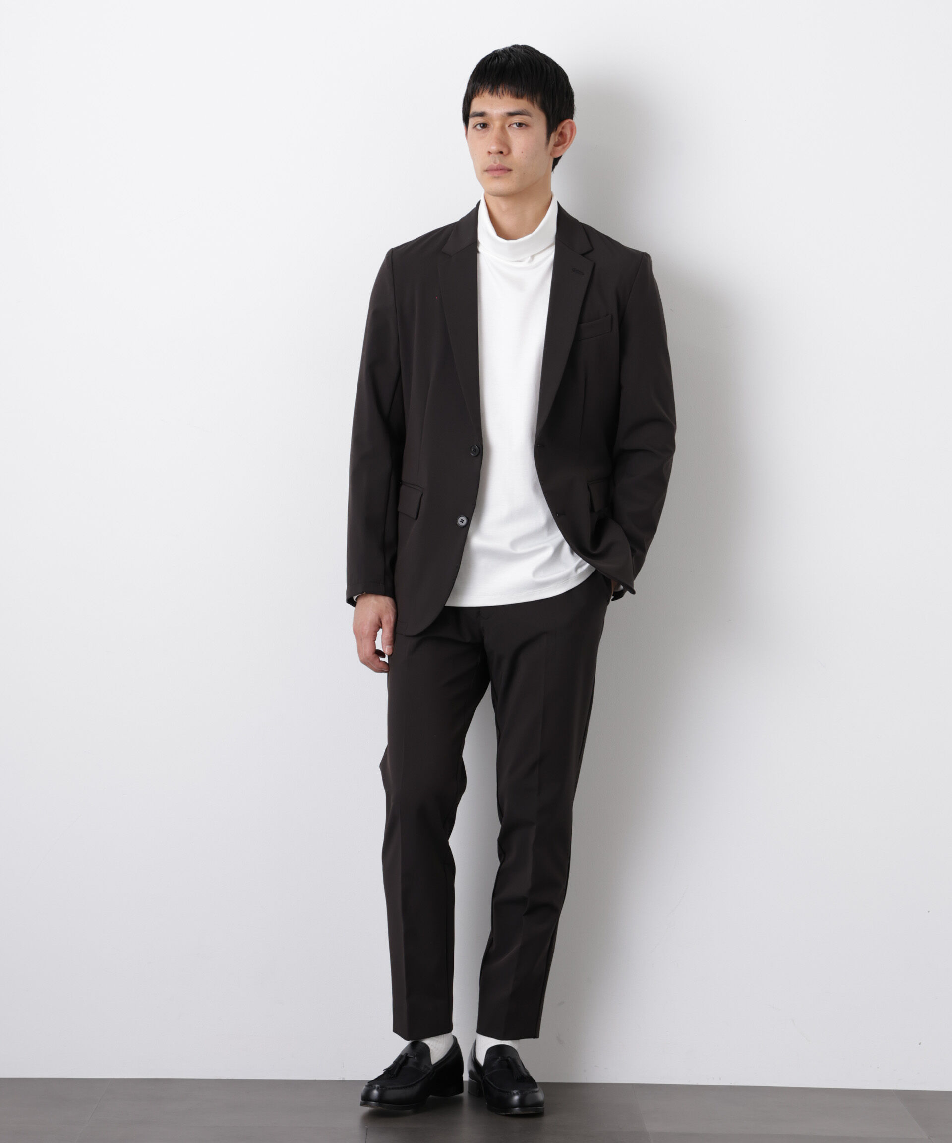 nano･universe「｢Damerino｣コードレーンストレッチセットアップ」|スーツ|