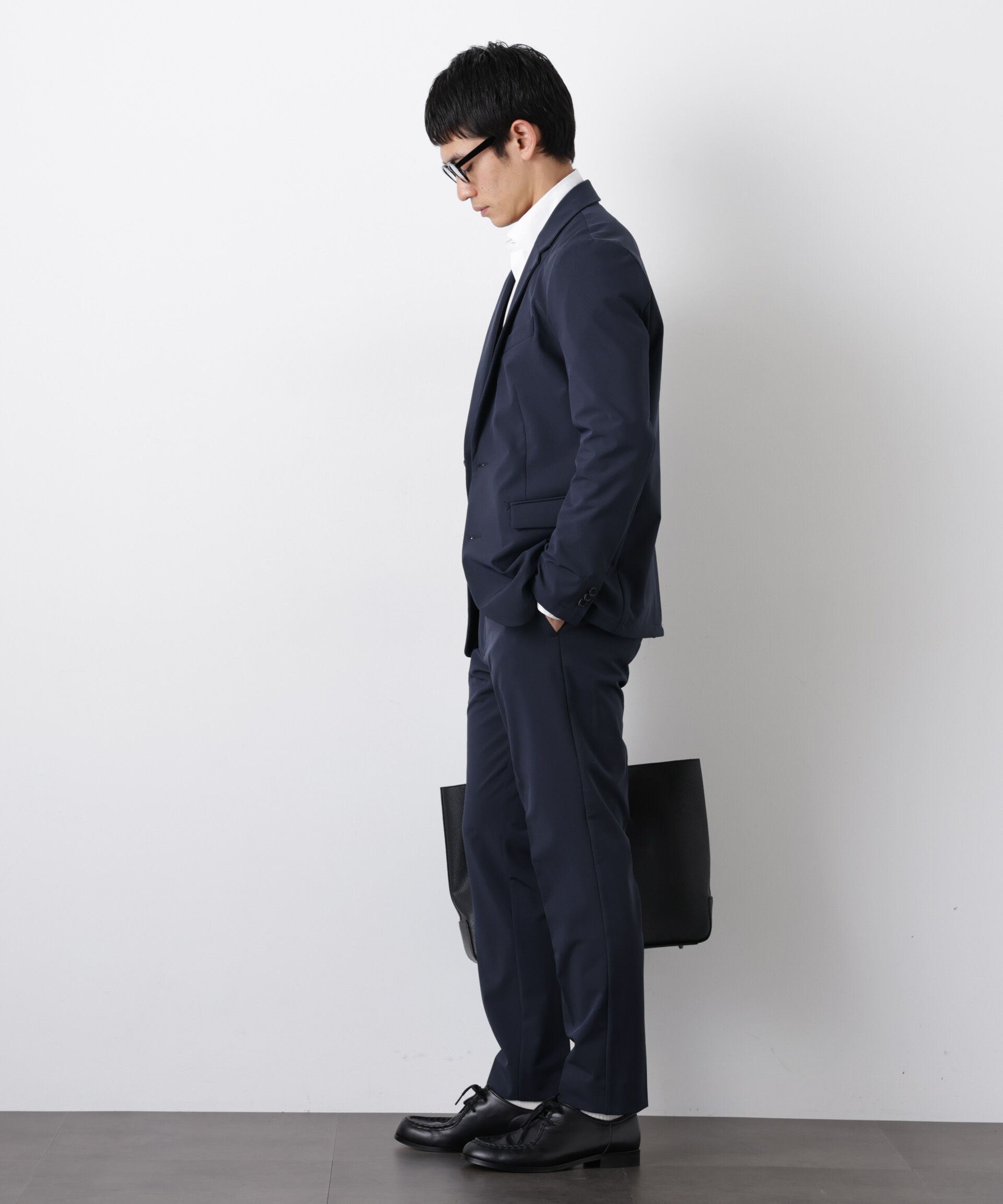 nano･universe「｢Damerino｣コードレーンストレッチセットアップ」|スーツ|