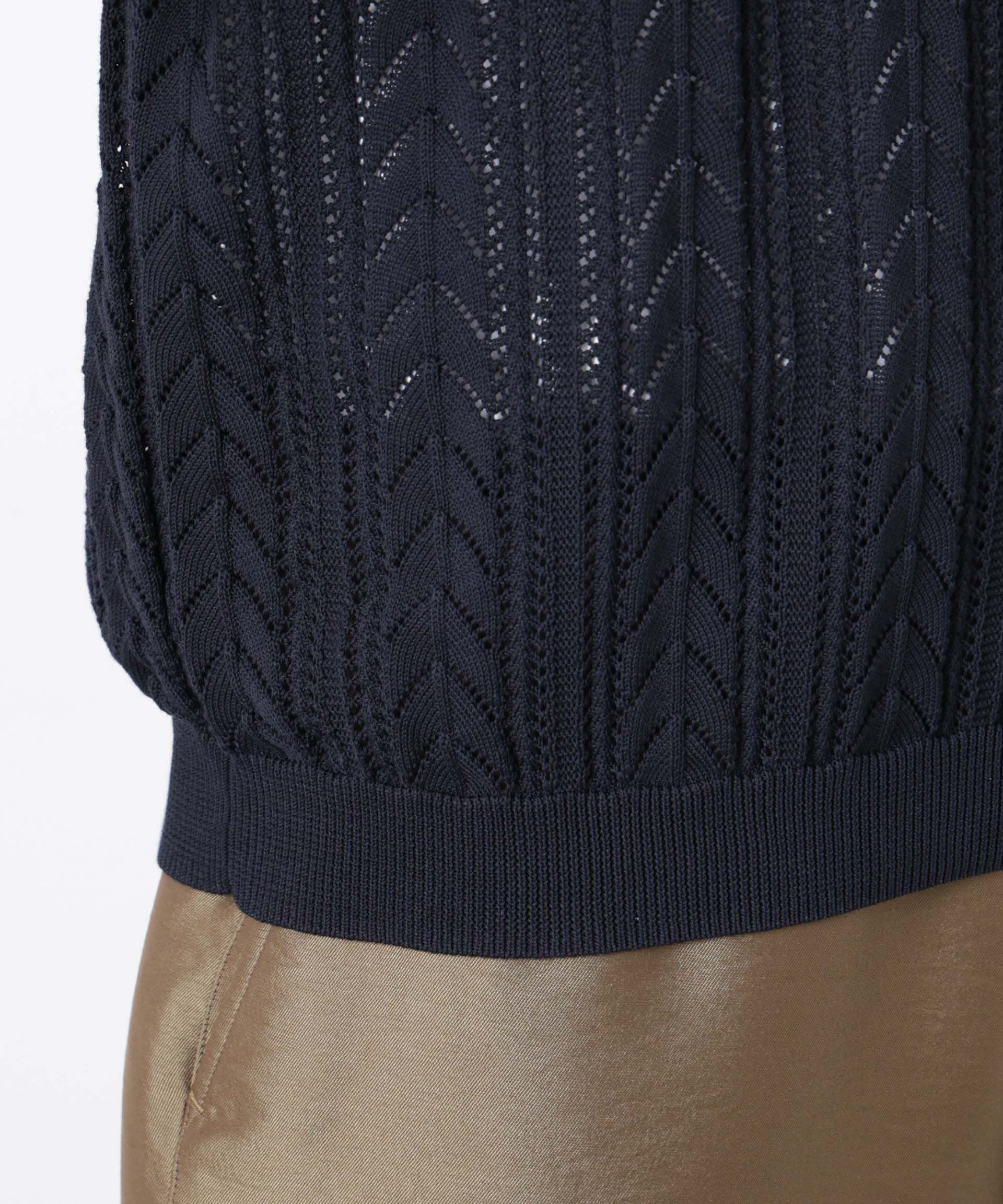 nano･universe「｢ASSEMBLANC｣コードヤーンシアーケーブルニット」|ニット・セーター|