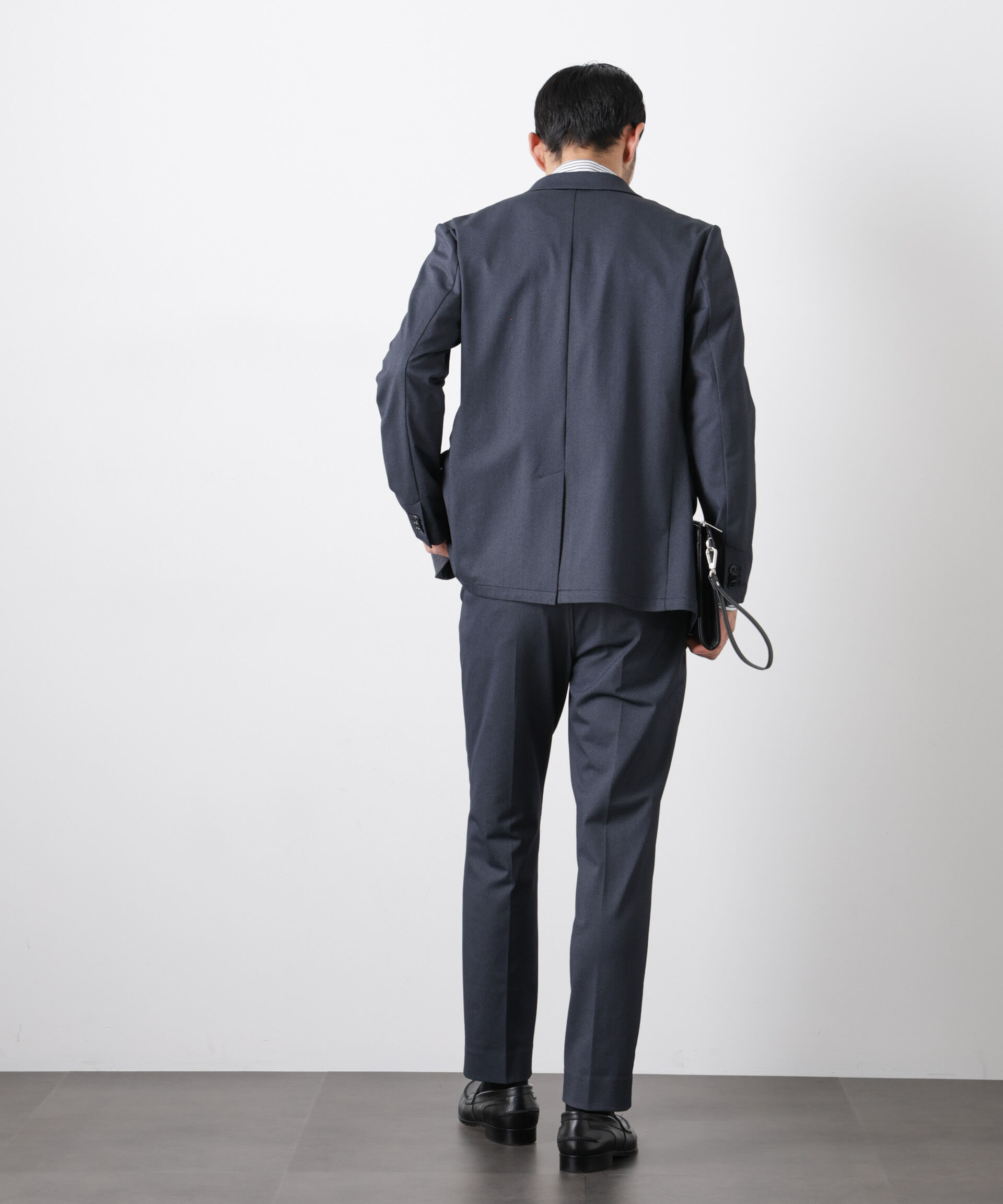 nano･universe「｢Damerino｣ 軽量ジャージーデニムライクストレッチセットアップ」|スーツ|