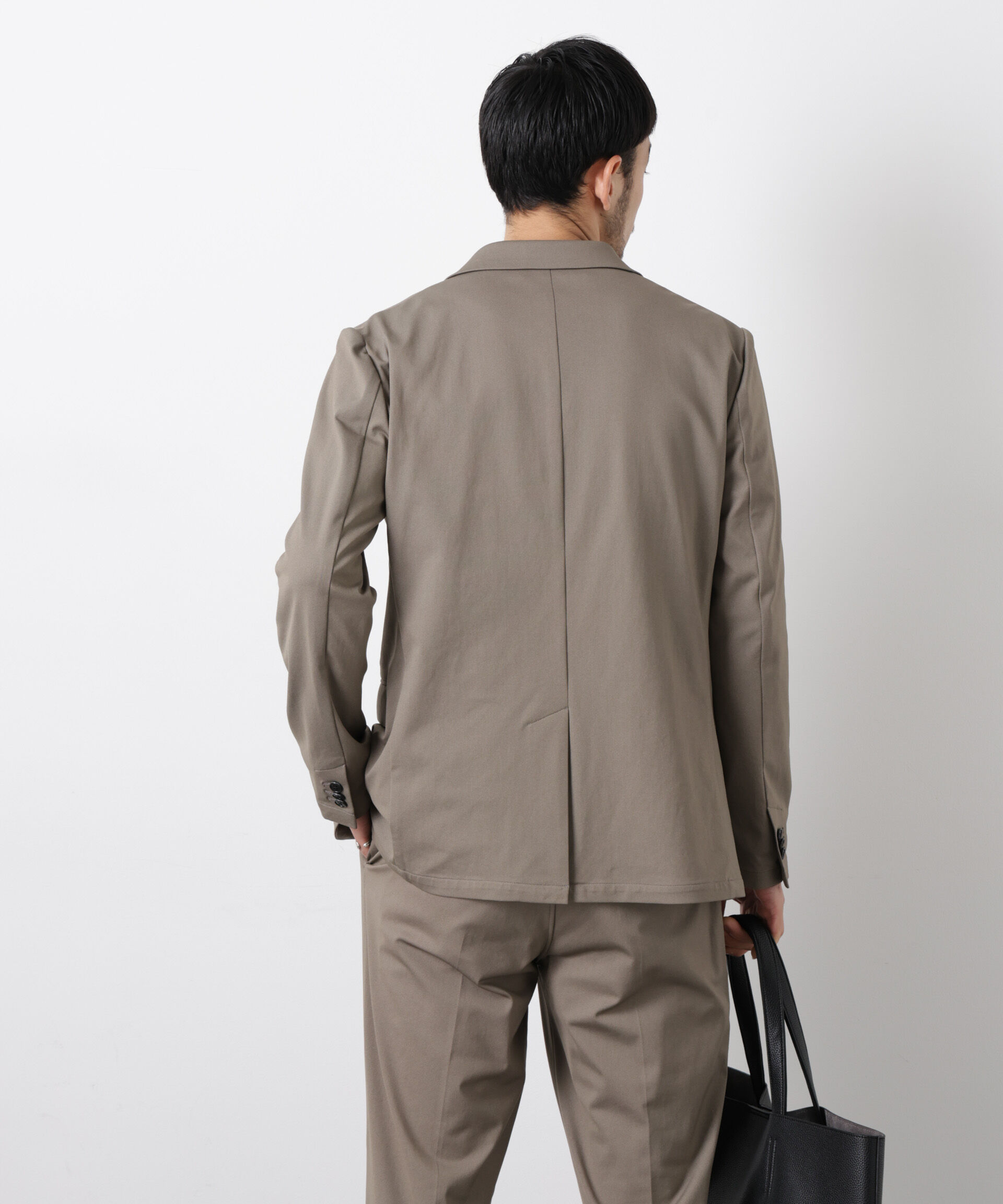 nano･universe「｢Damerino｣ 軽量ジャージーデニムライクストレッチセットアップ」|スーツ|