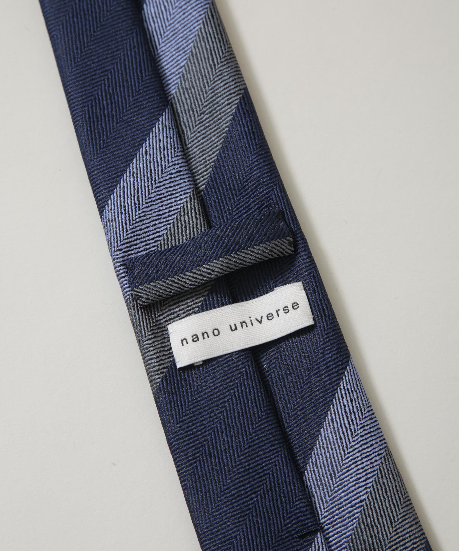 nano･universe「京都西陣ウォッシャブルストライプネクタイ」|ネクタイ・蝶ネクタイ|