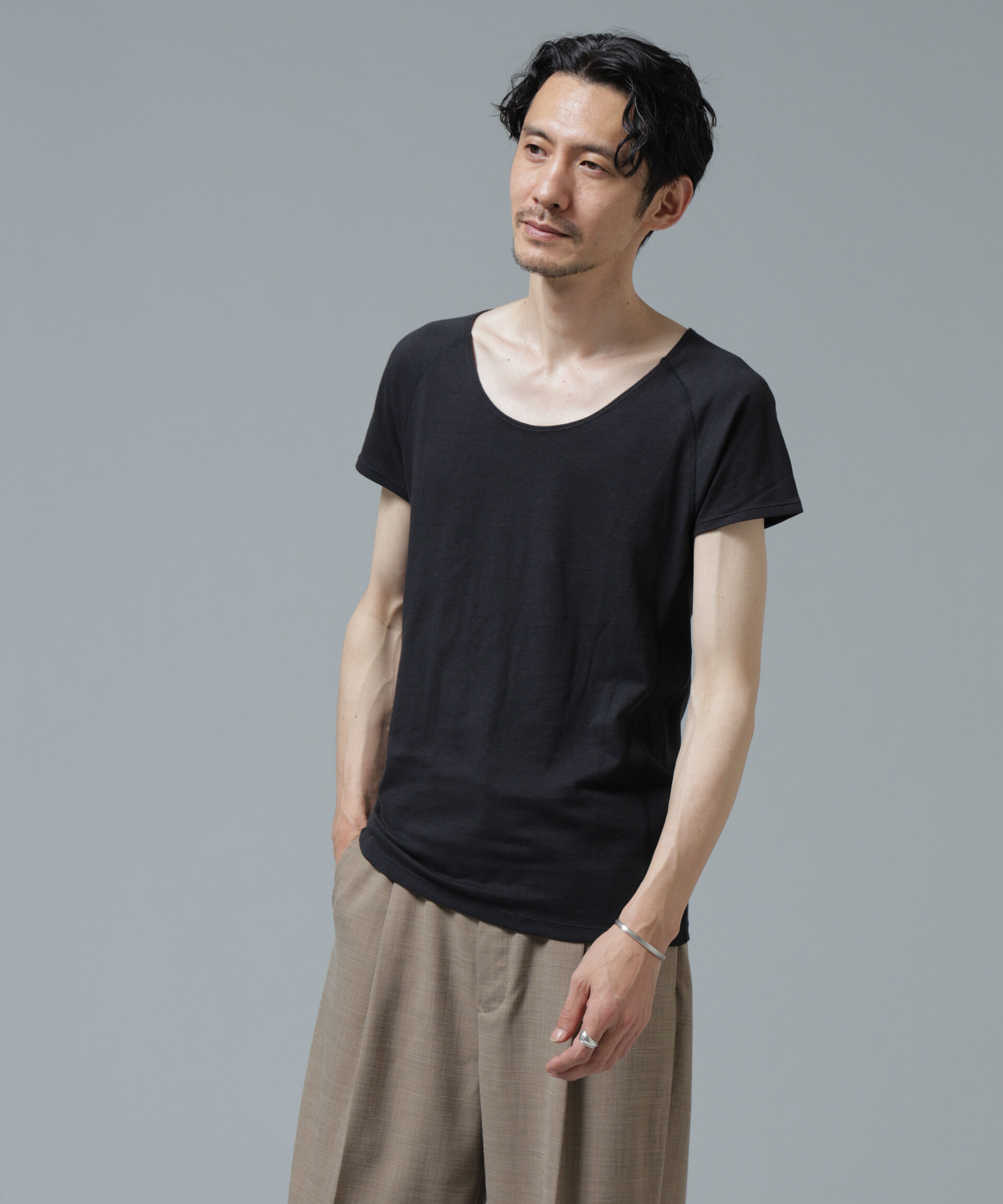 nano･universe「Anti Soaked(R) Plus インナーTシャツ」|Tシャツ・カットソー|