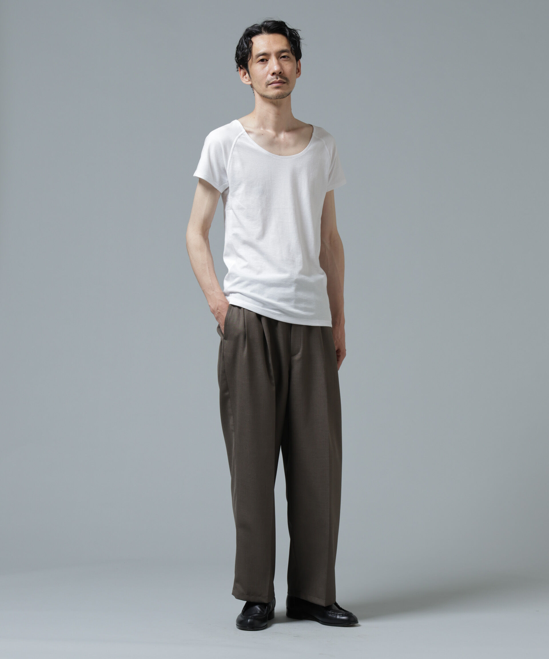 nano･universe「Anti Soaked(R) Plus インナーTシャツ」|Tシャツ・カットソー|