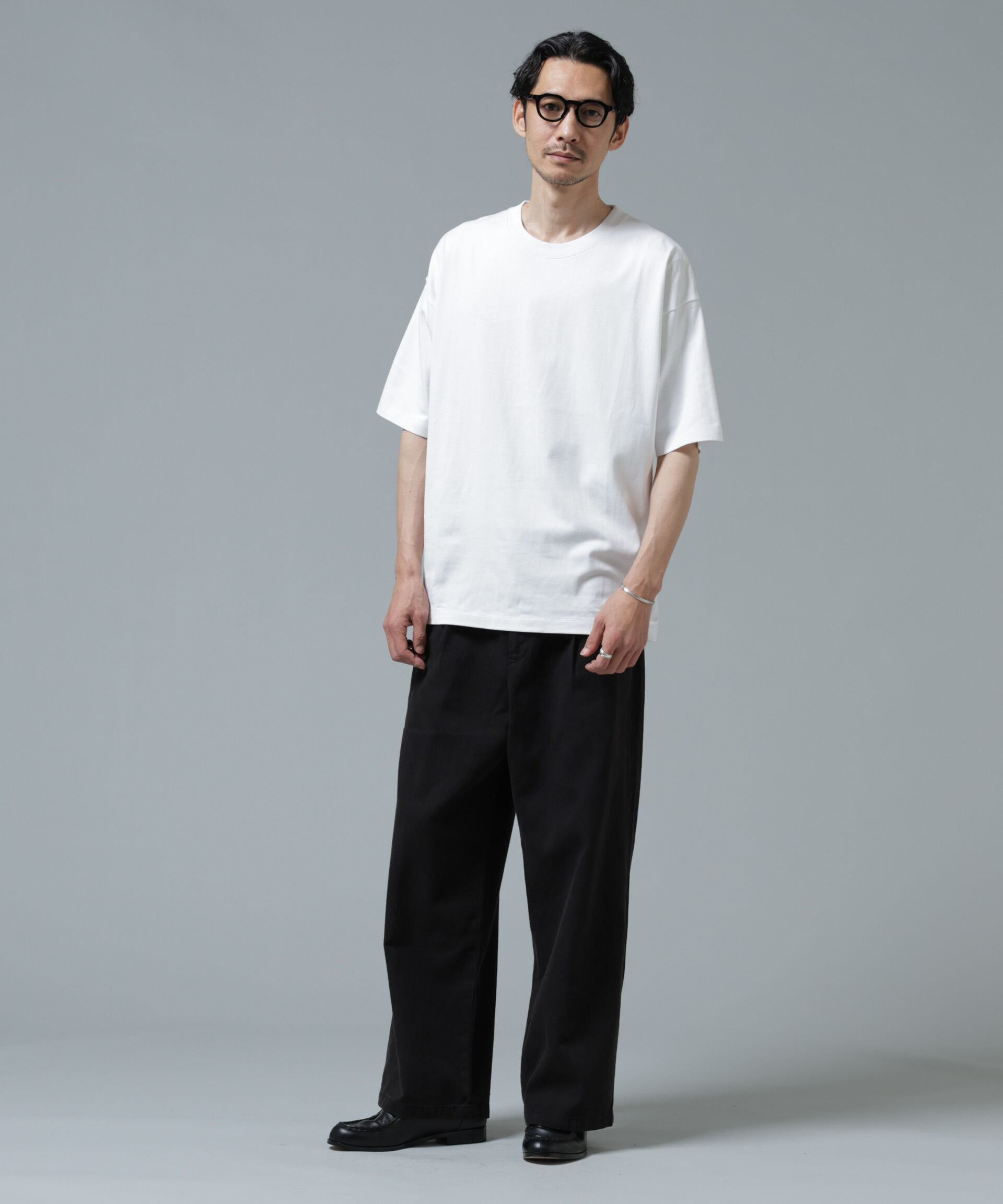 nano･universe「Anti Soaked(R) 汗染み防止 ミドルウェイト 7.1oz ビッグシルエットTシャツ」|Tシャツ・カットソー|