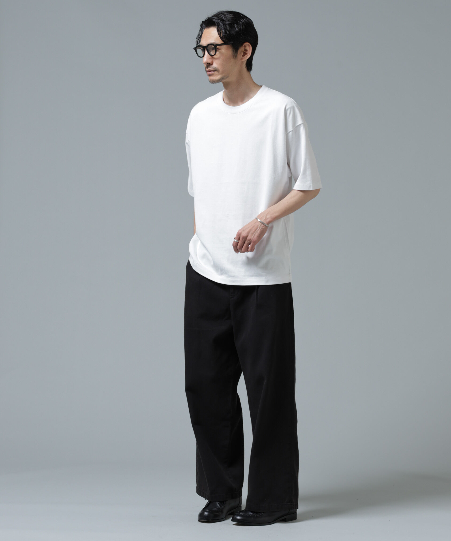 nano･universe「Anti Soaked(R) 汗染み防止 ミドルウェイト 7.1oz ビッグシルエットTシャツ」|Tシャツ・カットソー|