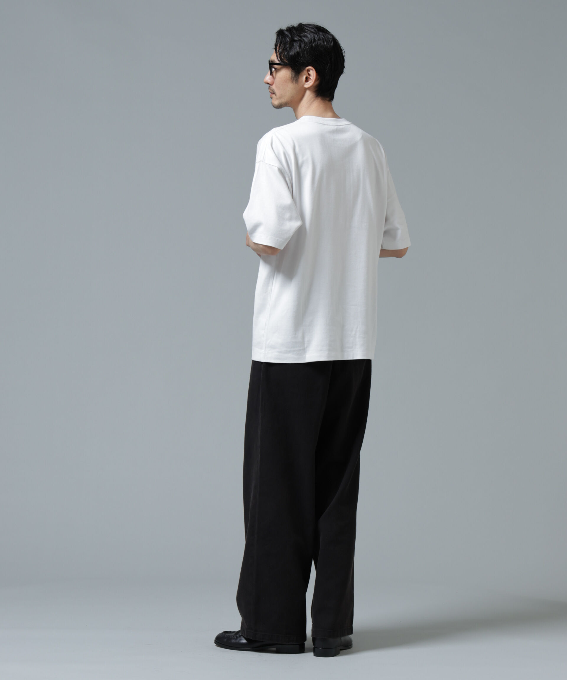 nano･universe「Anti Soaked(R) 汗染み防止 ミドルウェイト 7.1oz ビッグシルエットTシャツ」|Tシャツ・カットソー|