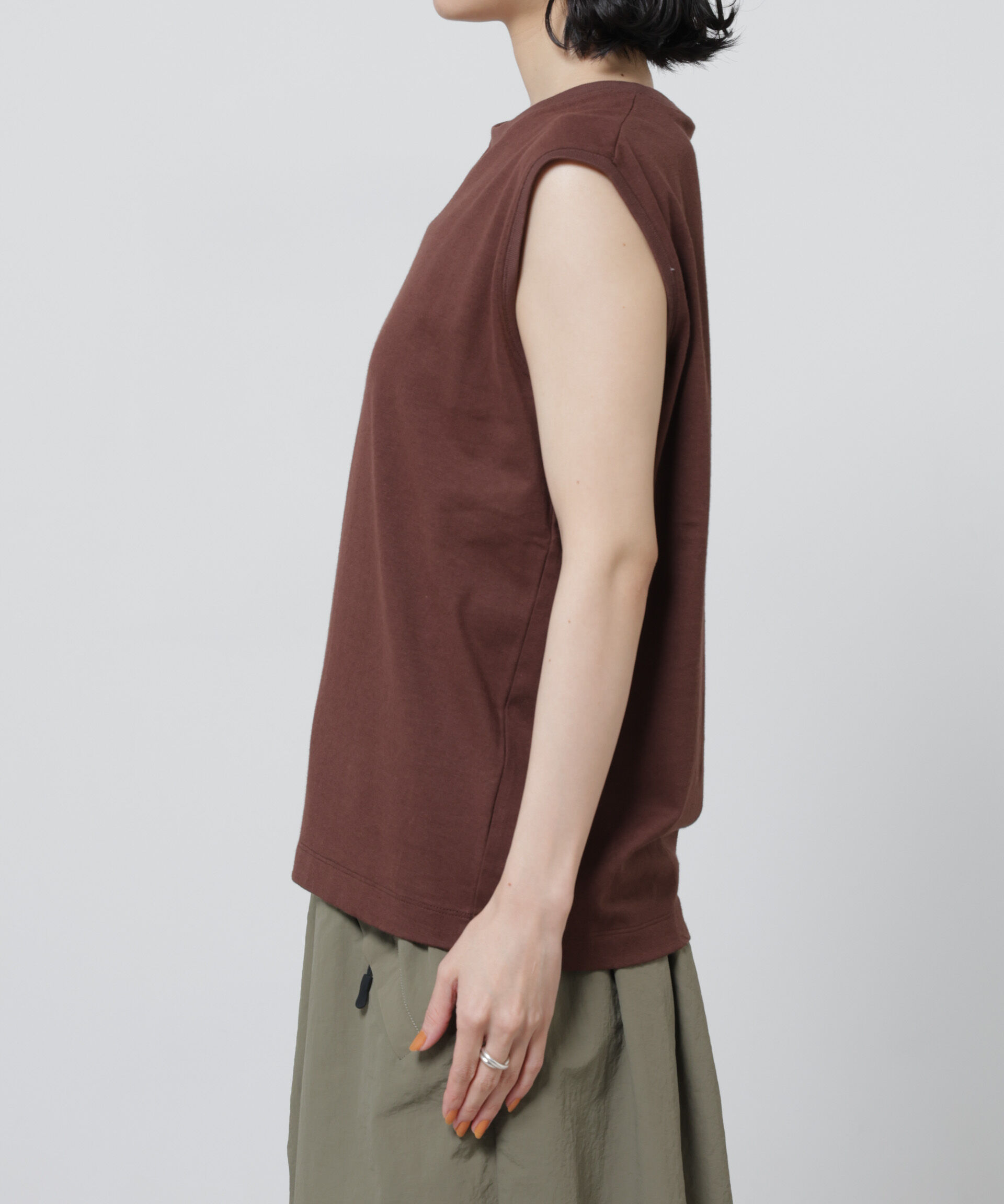 nano･universe「Anti Soaked(R) 汗染み防止カラフルノースリTシャツ」|Tシャツ・カットソー|