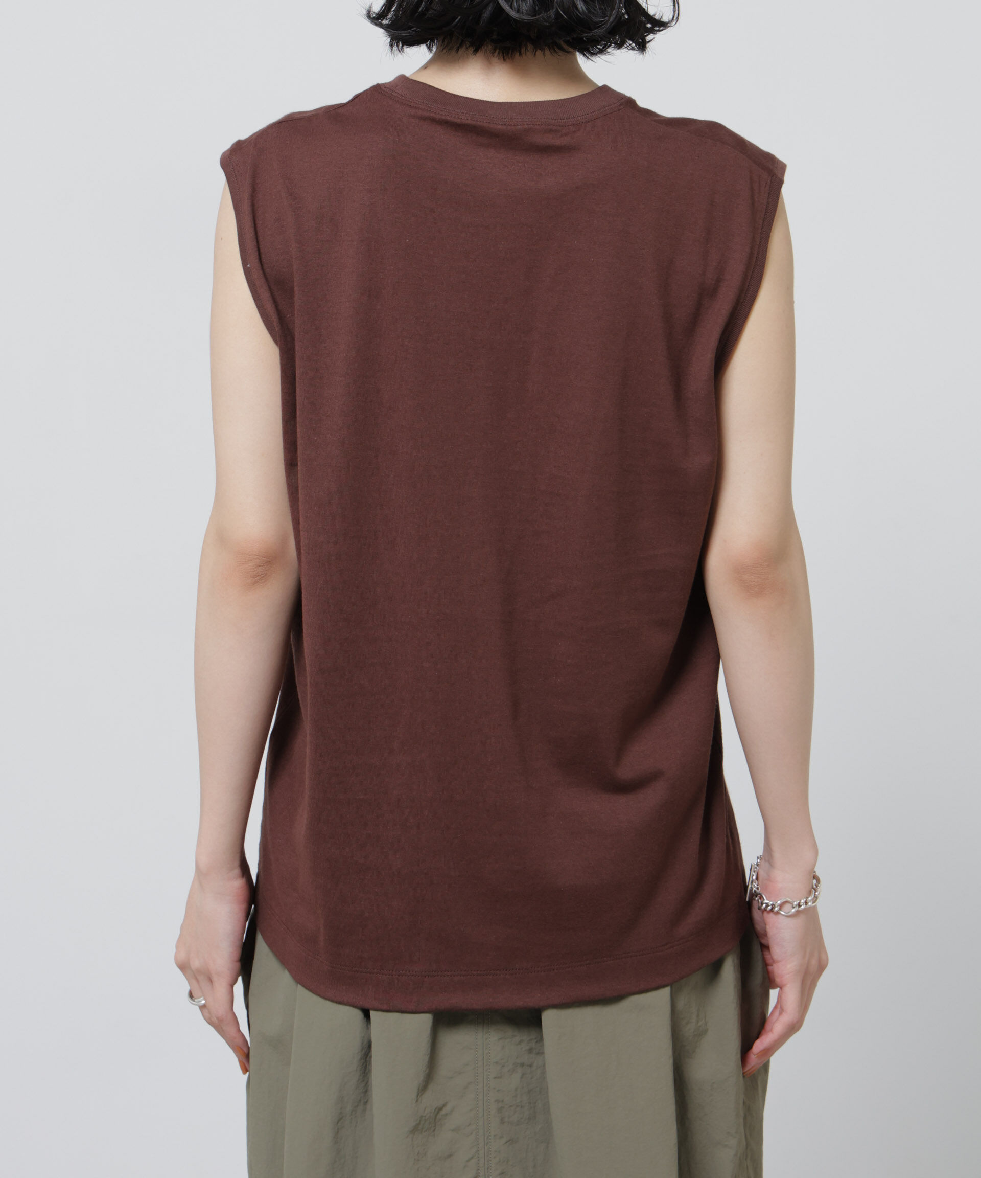 nano･universe「Anti Soaked(R) 汗染み防止カラフルノースリTシャツ」|Tシャツ・カットソー|