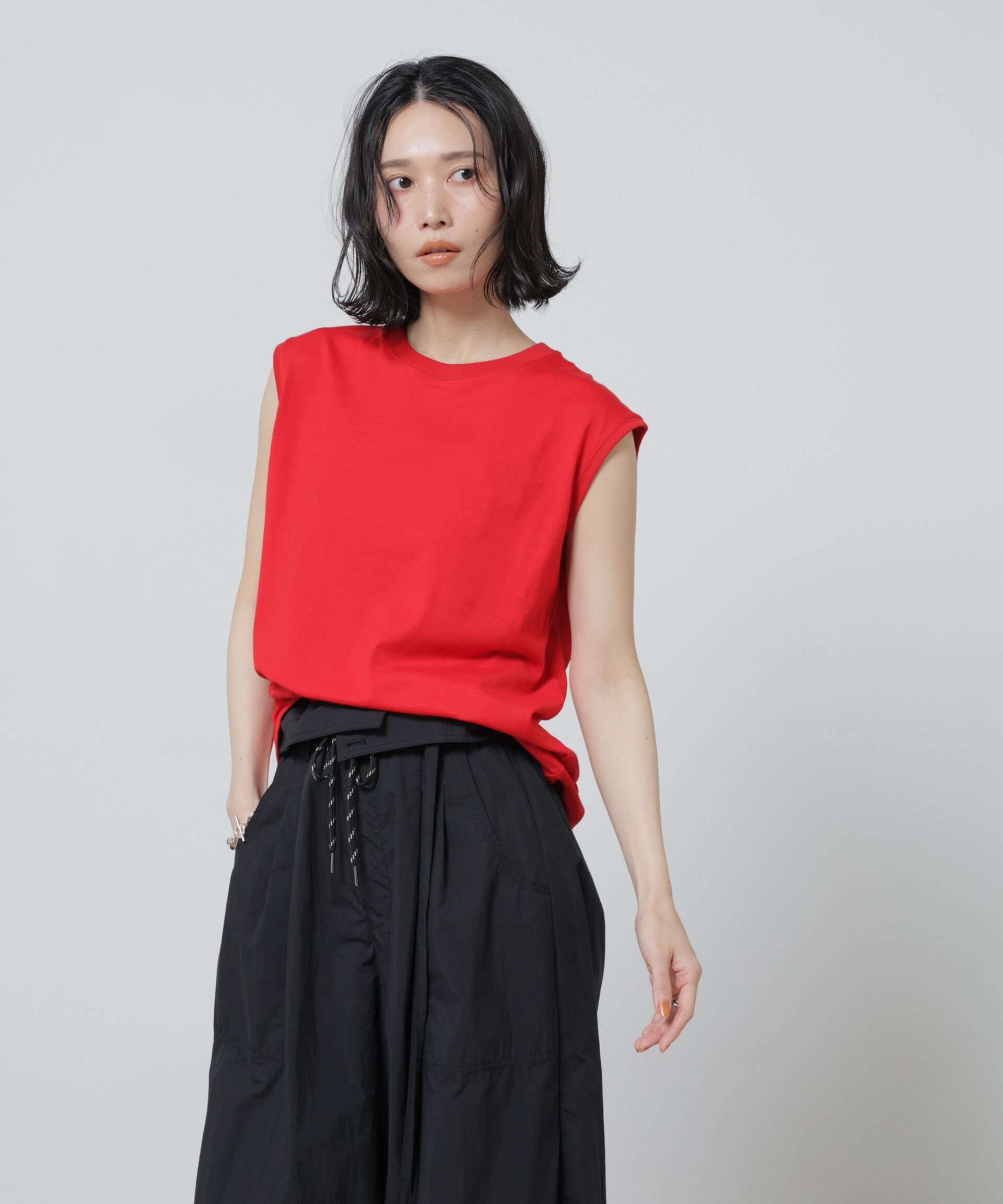 nano･universe「Anti Soaked(R) 汗染み防止カラフルノースリTシャツ」|Tシャツ・カットソー|