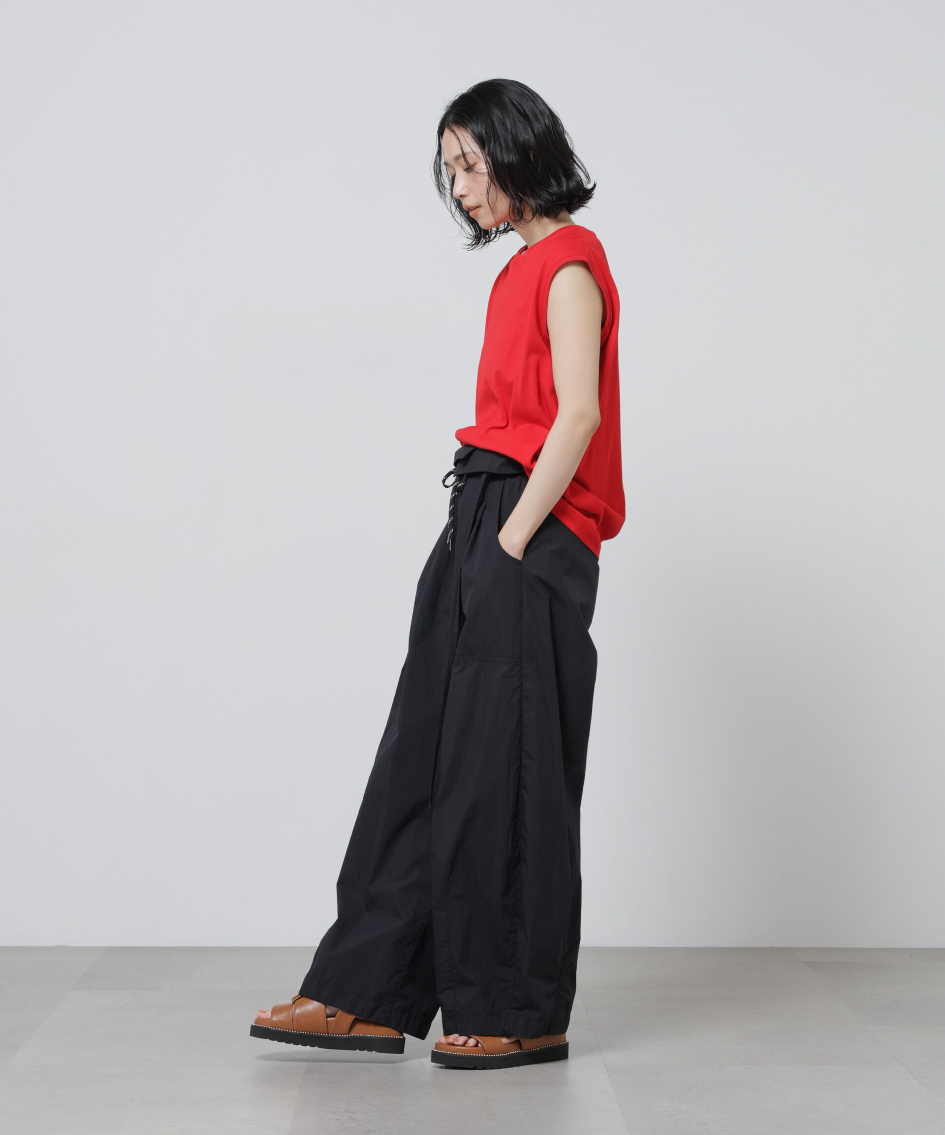 nano･universe「Anti Soaked(R) 汗染み防止カラフルノースリTシャツ」|Tシャツ・カットソー|