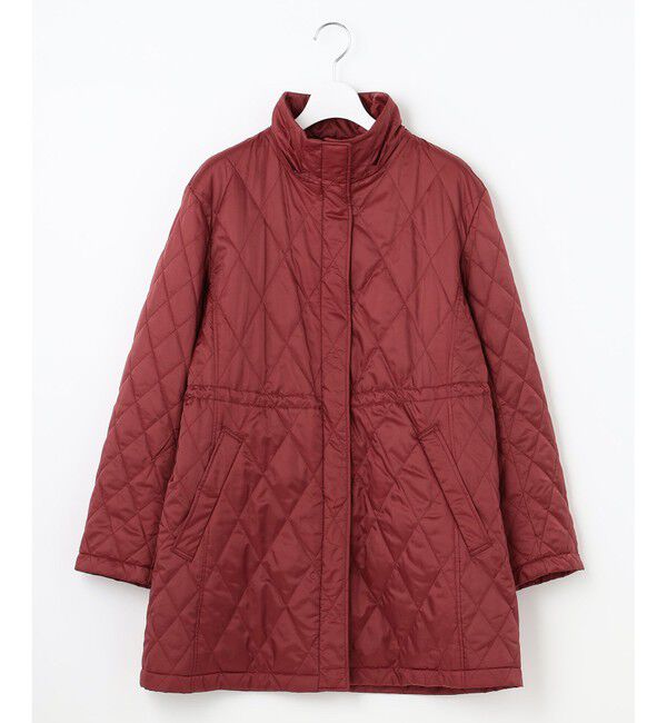 自由区「【洗える】ブライトキルト フード付きコート」|ミリタリー・モッズコート|