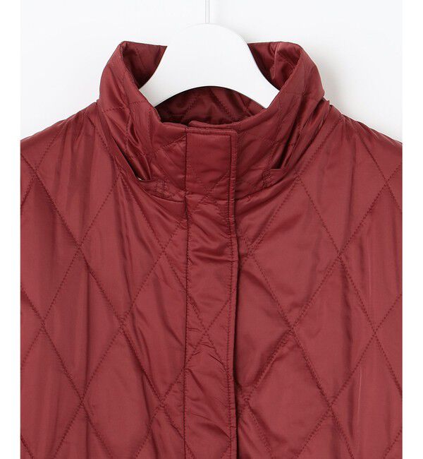 自由区「【洗える】ブライトキルト フード付きコート」|ミリタリー・モッズコート|