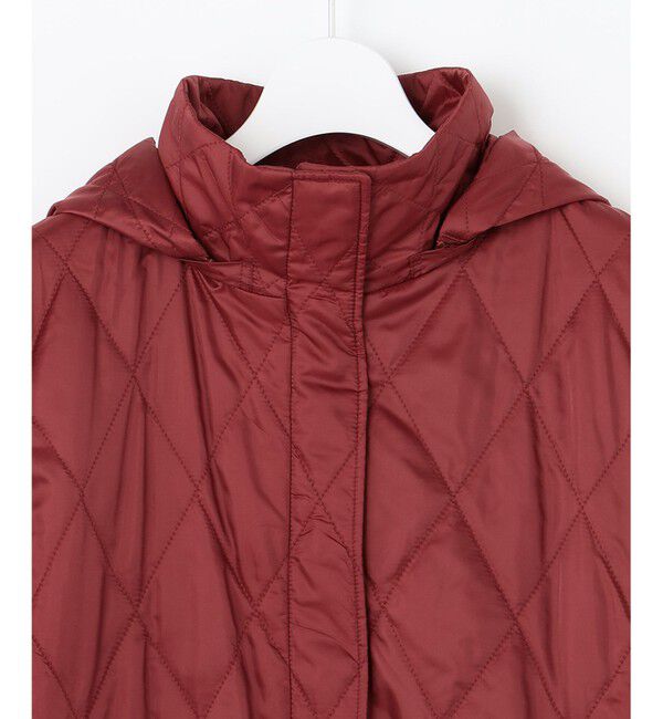 自由区「【洗える】ブライトキルト フード付きコート」|ミリタリー・モッズコート|