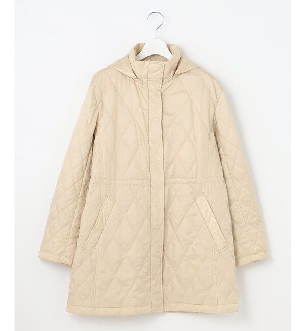自由区「【洗える】ブライトキルト フード付きコート」|ミリタリー・モッズコート|