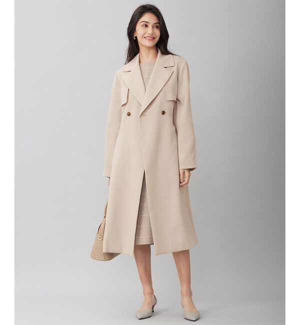 自由区「トロトレンチロング丈 コート」|トレンチコート|