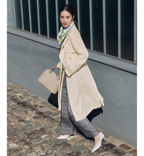 自由区「トロトレンチロング丈 コート」|トレンチコート|