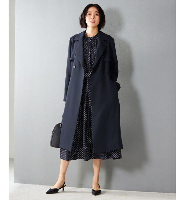 自由区「トロトレンチロング丈 コート」|トレンチコート|