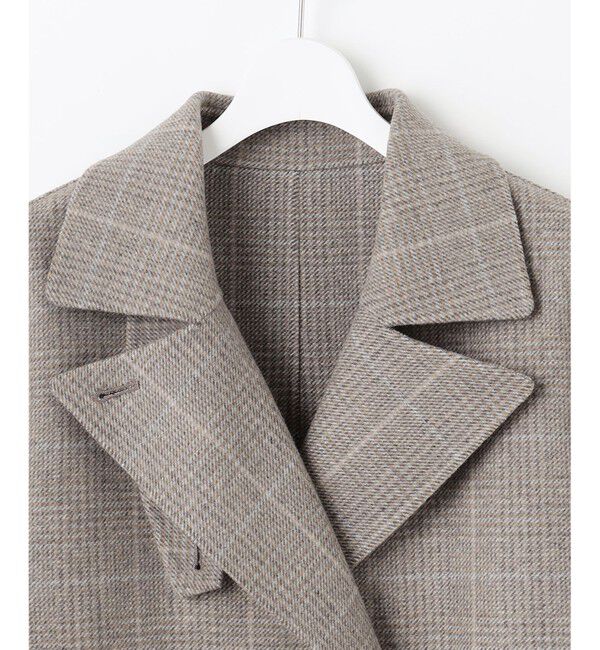 自由区「【カタログ掲載】ウールリバーチェック柄ダブルブレスト コート」|その他|