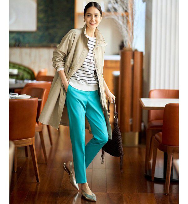 自由区「【春の必需品・ライナー取り外し可能】コットンナイロンタッサースタンドカラー コート」|その他|