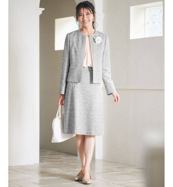 23区「パールトリミング コサージュ」|ブローチ・コサージュ|