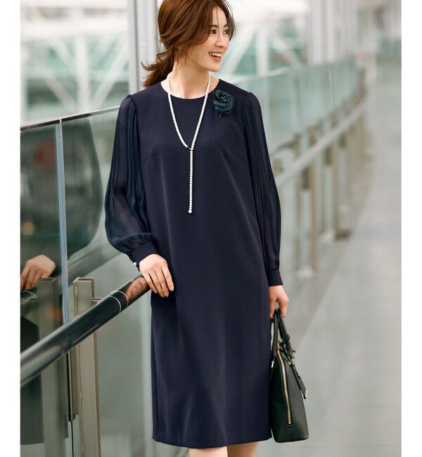 23区「パールトリミング コサージュ」|ブローチ・コサージュ|