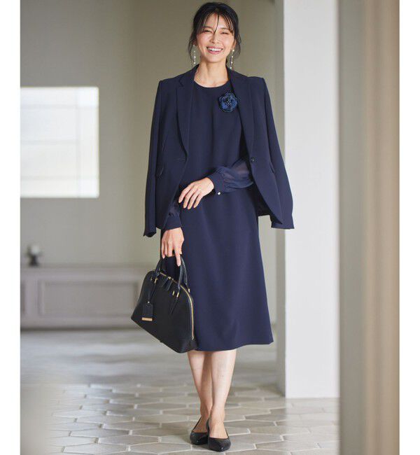 23区「パールトリミング コサージュ」|ブローチ・コサージュ|