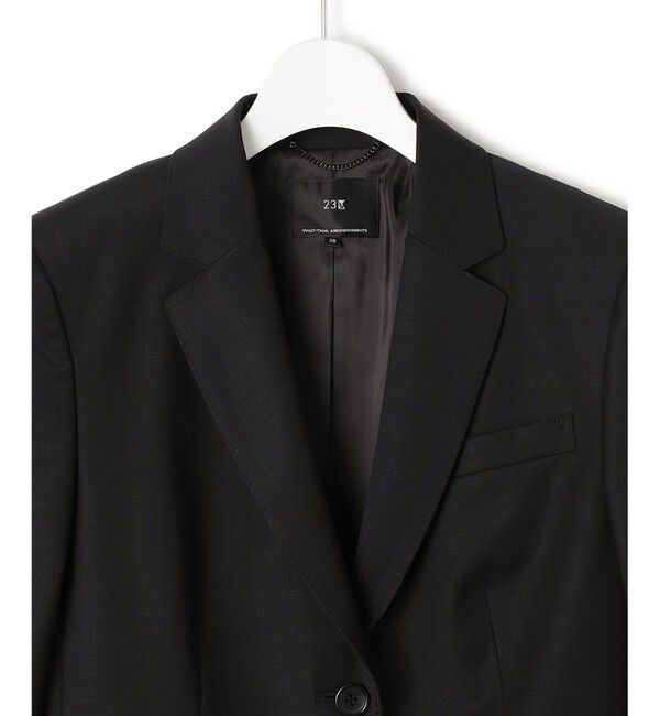 23区「【セットアップ対応】ラフィーネウール 二つ釦 ジャケット」|テーラードジャケット|