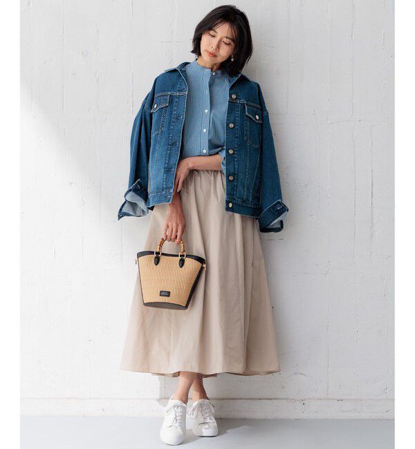 23区「【再入荷/RED CARD TOKYO&times;23区】オーバーサイズ デニム ジャケット」|デニムジャケット|