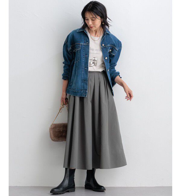 23区「【再入荷/RED CARD TOKYO&times;23区】オーバーサイズ デニム ジャケット」|デニムジャケット|