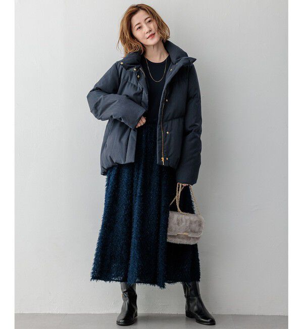 23区「【滝沢眞規子さん着用/一部店舗限定/洗える】ニットコンビジャカード ワンピース」|ワンピース|