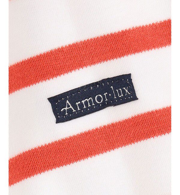 23区「【洗える】Armor-lux スムース クロップド  ボーダー カットソー」|Tシャツ・カットソー|