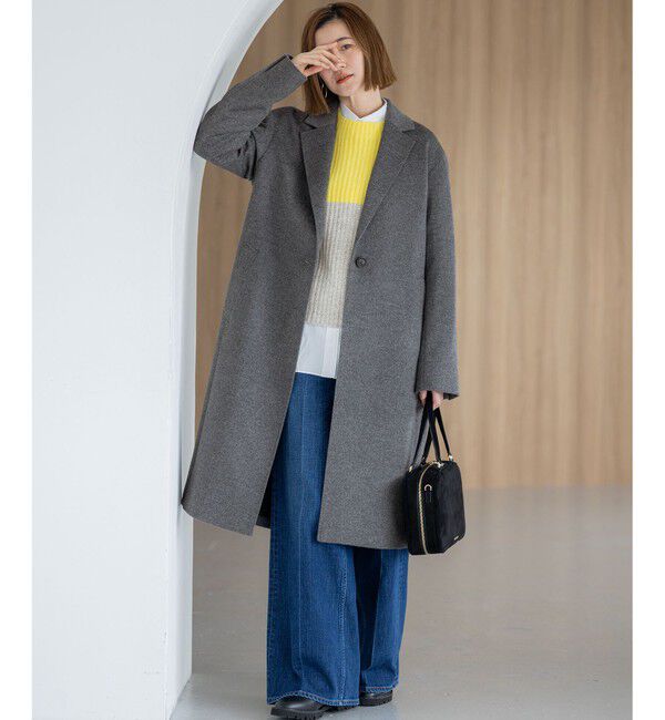 23区「ウールカシミヤビーバー チェスター コート」|チェスターコート|