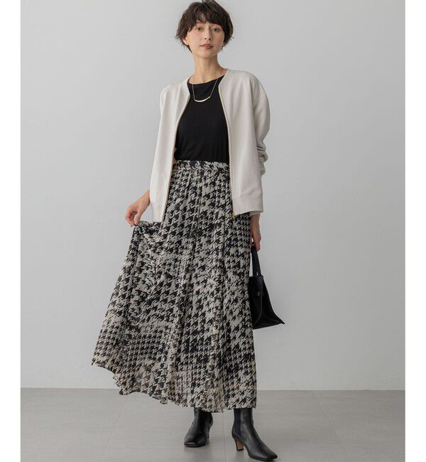 23区「【WEB＆一部店舗限定】クリアコットンテリー ダブルジップ ブルゾン」|ブルゾン・スタジャン|