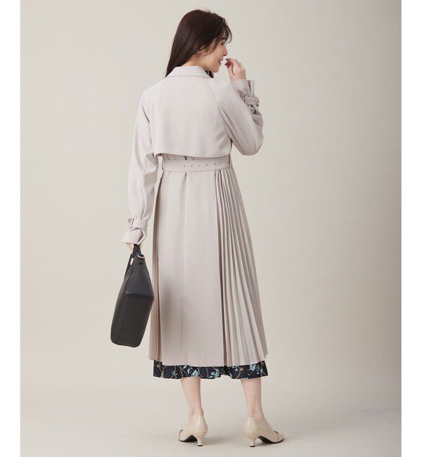 any SiS「【UVカット・花粉ガード】プリーツデザイントレンチ コート」|トレンチコート|