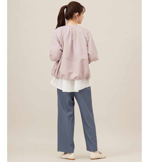 ANY SIS「【撥水・UVカット・花粉ガード】2WAYラグランフーディ ブルゾン」|ブルゾン・スタジャン|