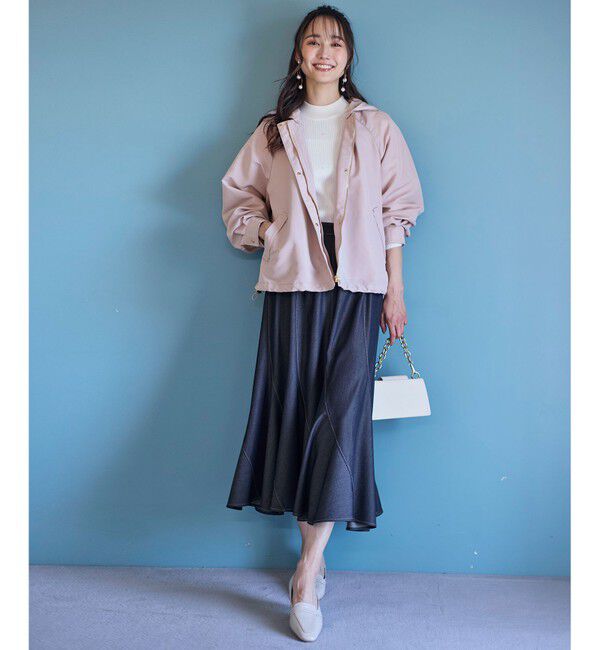 ANY SIS「【撥水・UVカット・花粉ガード】2WAYラグランフーディ ブルゾン」|ブルゾン・スタジャン|