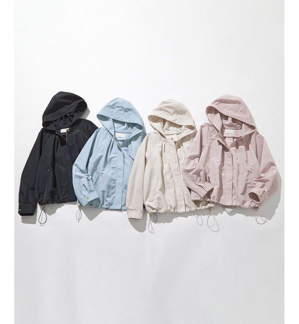 ANY SIS「【撥水・UVカット・花粉ガード】2WAYラグランフーディ ブルゾン」|ブルゾン・スタジャン|