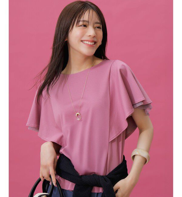 ANY SIS「【洗える】メッシュニット ブルゾン」|ブルゾン・スタジャン|